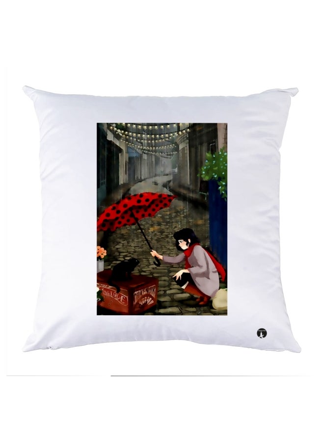 BP Printed Bedding Pillow Multicolour 30x30cm