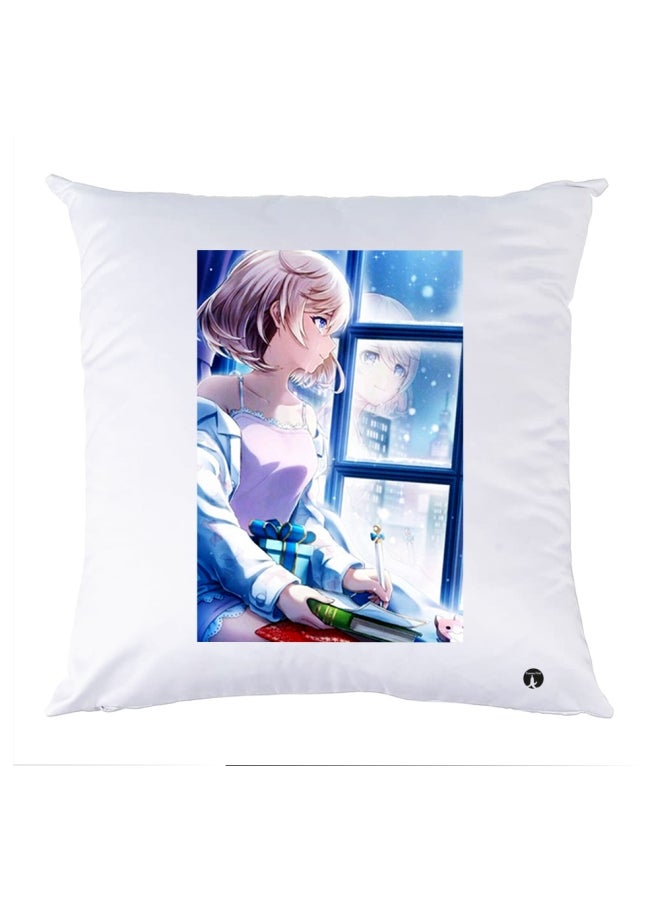 BP Printed Bedding Pillow Multicolour 30x30cm