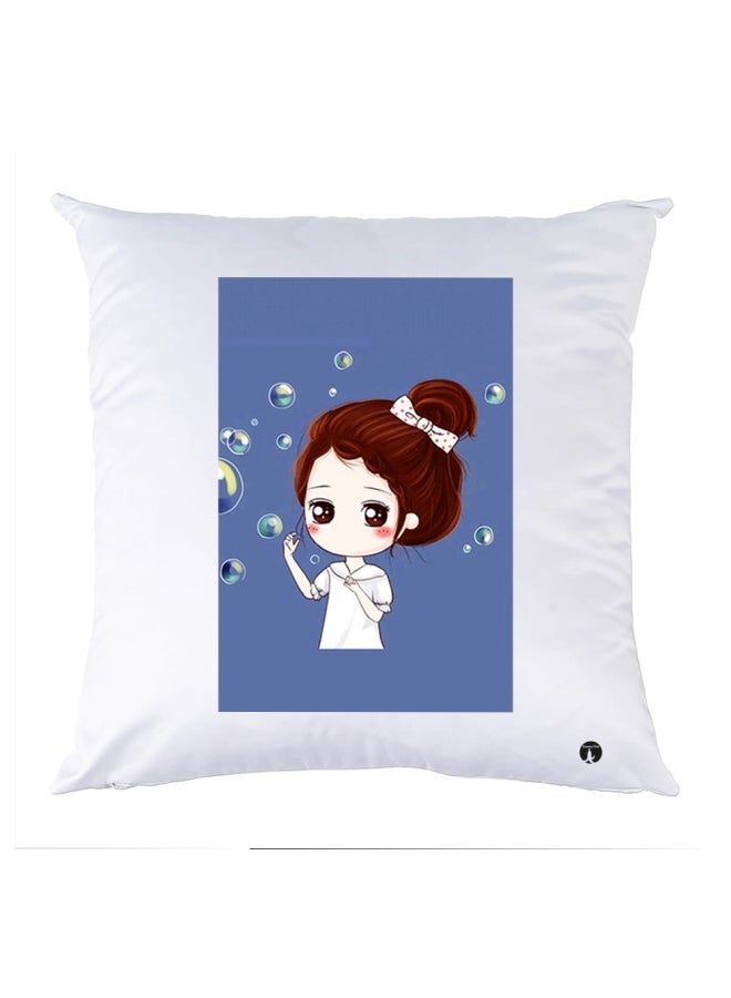 BP Printed Bedding Pillow Multicolour 30x30cm