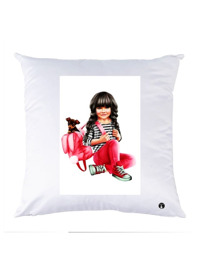 بي بي وسادة نوم مزينة بطبعة متعدد الألوان 30x30سم