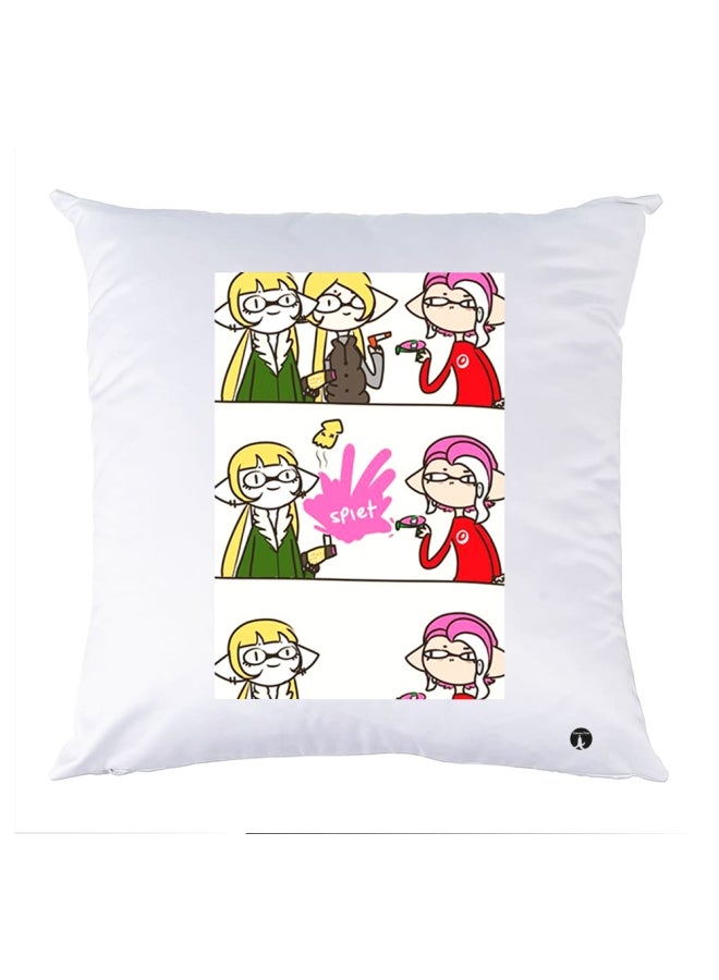 BP Printed Bedding Pillow Multicolour 30x30cm