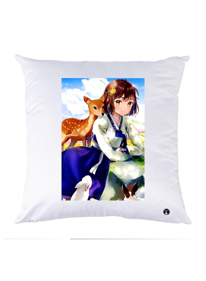 BP Printed Bedding Pillow Multicolour 30x30cm