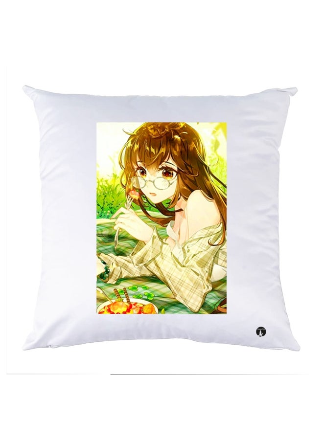 BP Printed Bedding Pillow Multicolour 30x30cm