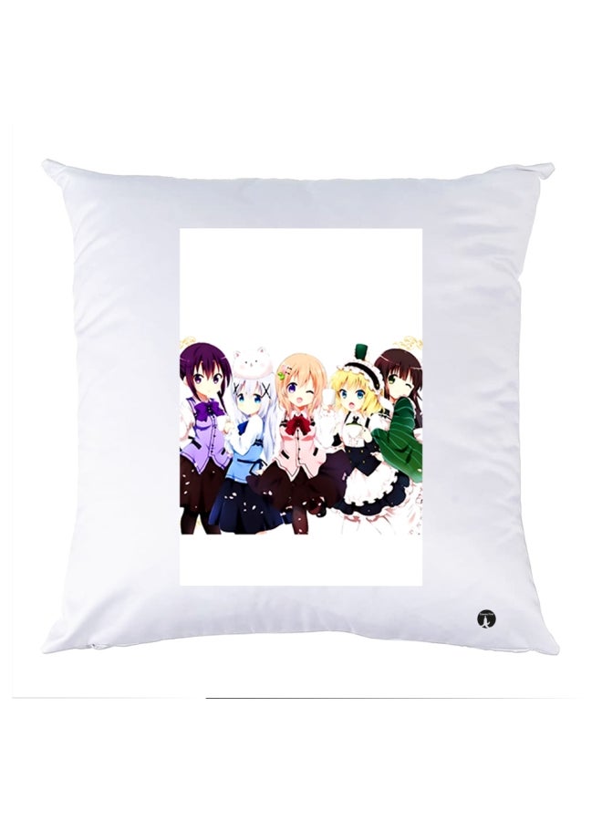 BP Printed Bedding Pillow Multicolour 30x30cm