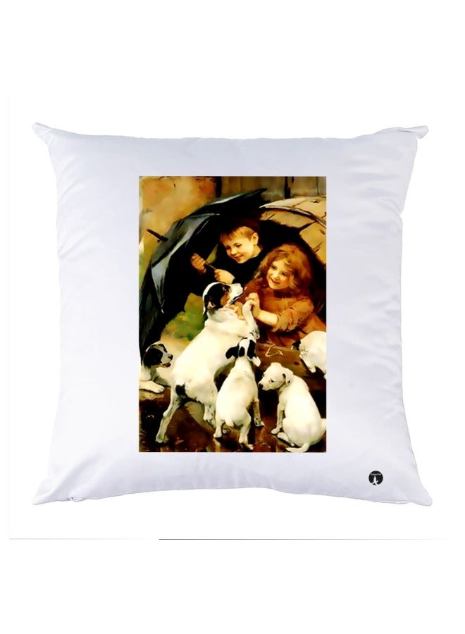 BP Printed Bedding Pillow Multicolour 30x30cm