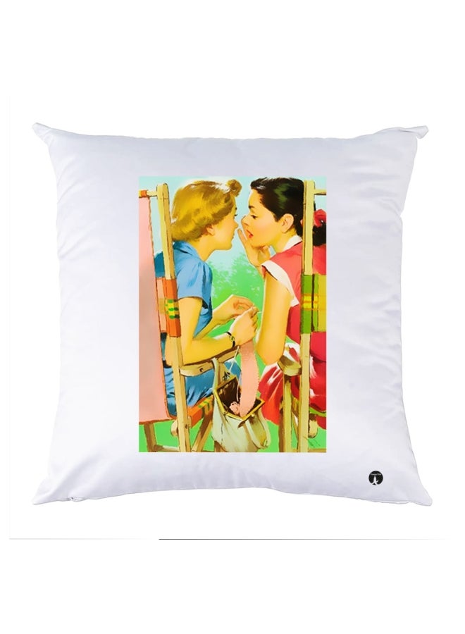 BP Printed Bedding Pillow Multicolour 30x30cm