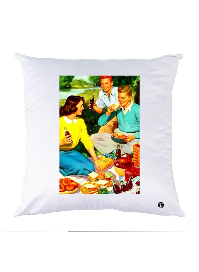 بي بي وسادة نوم مزينة بطبعة متعدد الألوان 30x30سم