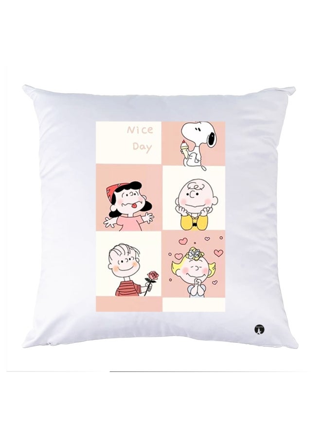 BP Printed Bedding Pillow Multicolour 30x30cm