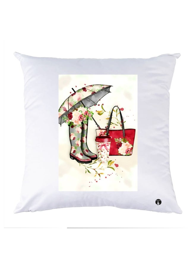 BP Printed Bedding Pillow Multicolour 30x30cm