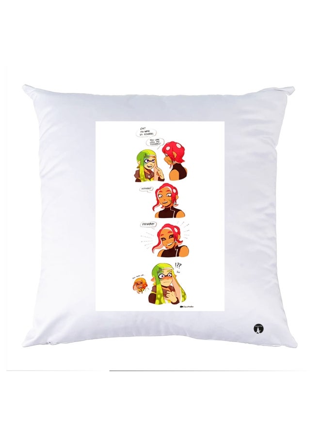 بي بي وسادة نوم مزينة بطبعة متعدد الألوان 30x30سم