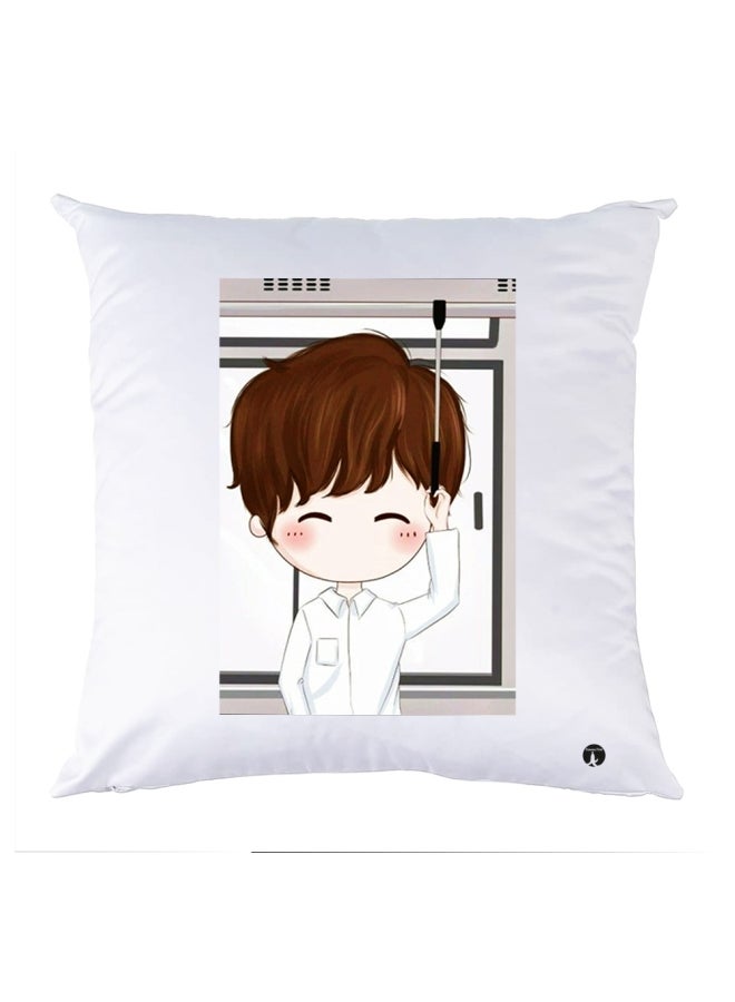 BP Printed Bedding Pillow Multicolour 30x30cm