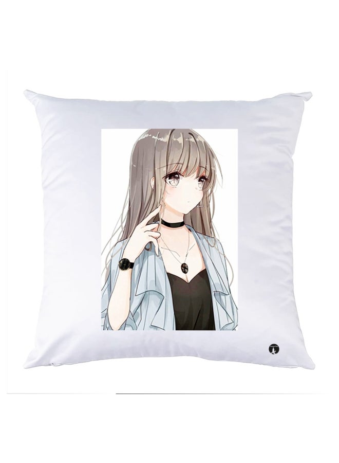 BP Printed Bedding Pillow Multicolour 30x30cm