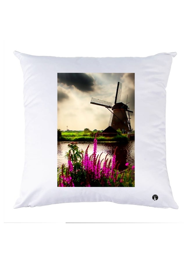 BP Printed Bedding Pillow Multicolour 30x30cm