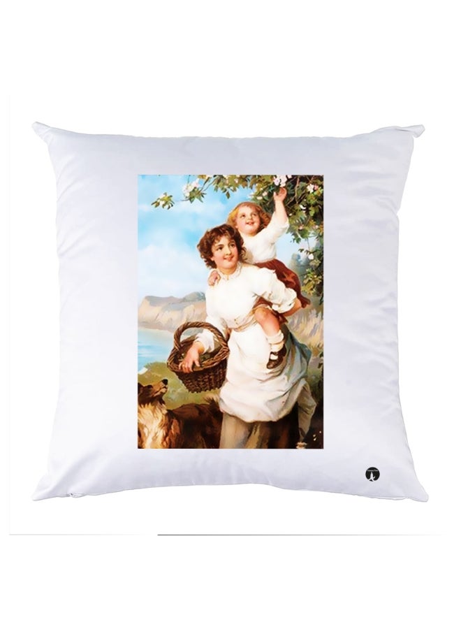 BP Printed Bedding Pillow Multicolour 30x30cm