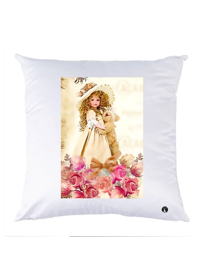 BP Printed Bedding Pillow Multicolour 30x30cm
