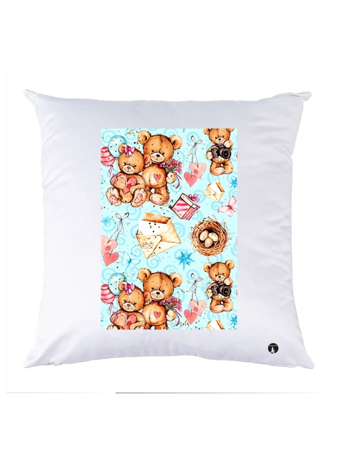 بي بي وسادة نوم مزينة بطبعة متعدد الألوان 30x30سم