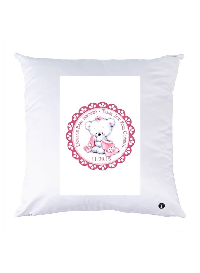 BP Printed Bedding Pillow Multicolour 30x30cm