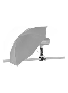 Generic Multi-functional C-Clamp Clip Mount and Light Stand Mount Bracket with Umbrella Reflector Holder For Studio Photography Black  - Image 3