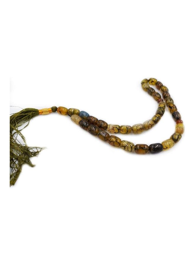 Natural Green Beads Tasbih  - Image 1