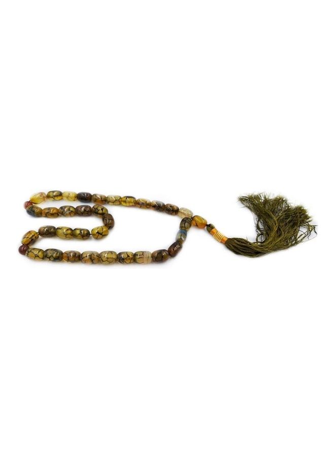 Natural Green Beads Tasbih  - Image 2