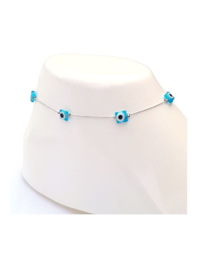 Alwan - Long Size Evil Eye Anklet - Image 1