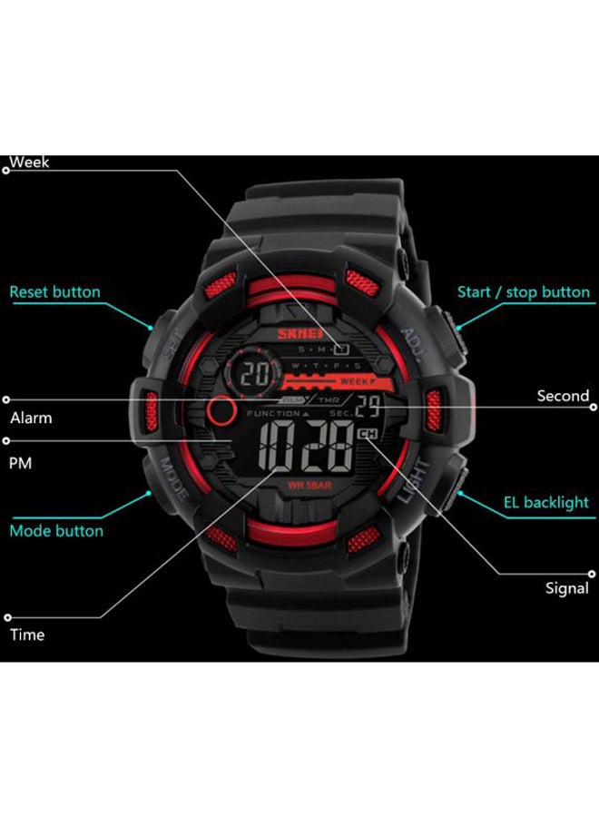 SKMEI Men's Water Resistant Digital Watch WH-1243  - Image 2