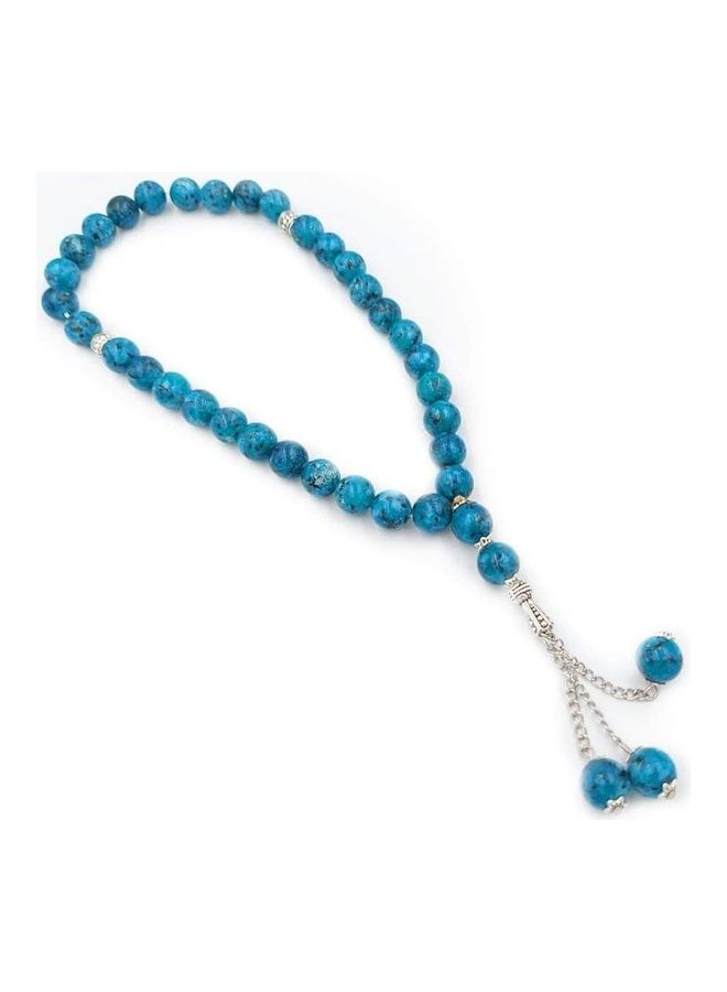 Natural Turquoise Stone Beads Tasbeeh - Image 2