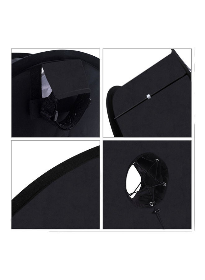 Generic Puluz 450mm Speedlight Flash Light Shoot Foldable Soft Round Style Softbox Black/White  - Image 5
