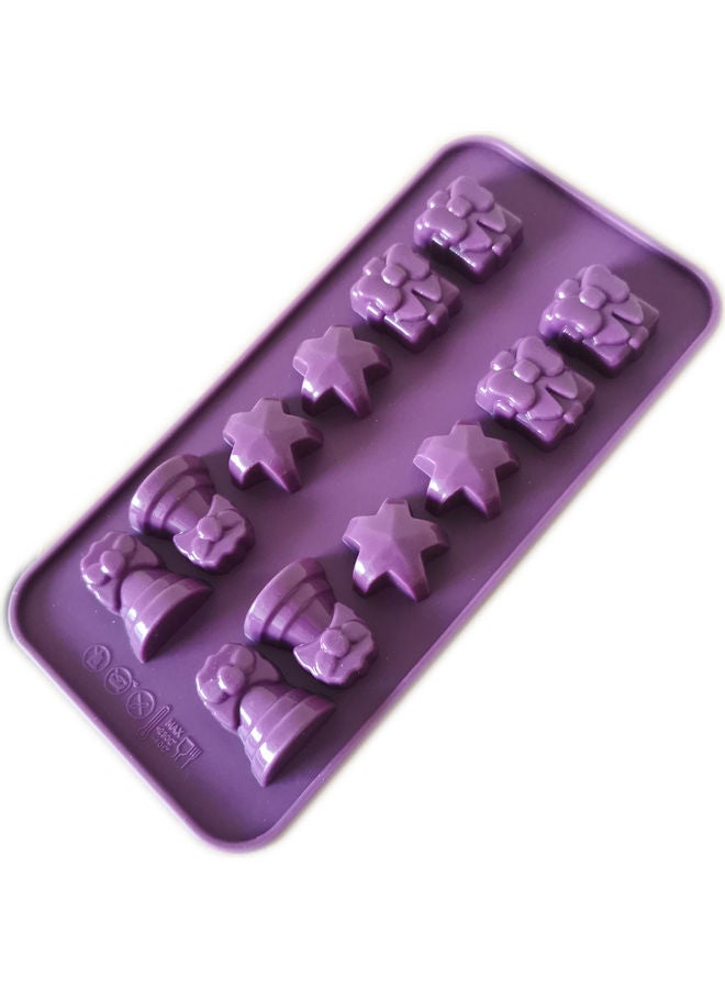 Multi Design 3D Chocolate Bake Decoration Mould Purple 21 x 10cm - Image 3