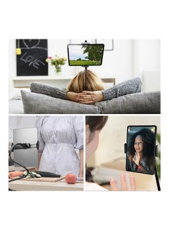 Generic 360 Degrees Rotatable Flexible Arm Desk Phone Support With Table Mount Black  - Image 3