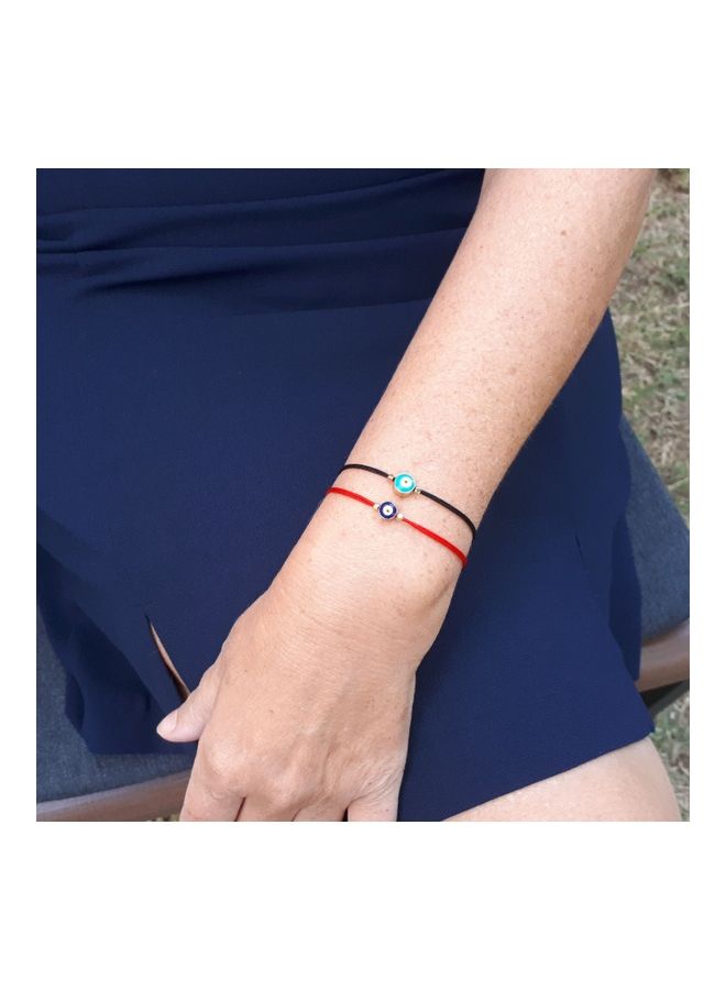 ألوان طقم مكون من قطعتين من الأساور على شكل عين الحسد - Image 4