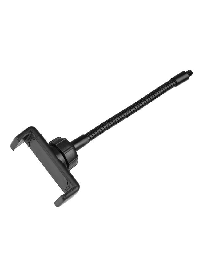 Foldable Phone Clamp Holder Stand With 1/4 Screw Mounting For LED Ring Light Black  - Image 3