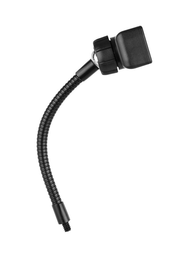 Foldable Phone Clamp Holder Stand With 1/4 Screw Mounting For LED Ring Light Black  - Image 5