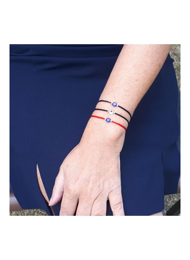 ألوان طقم أساور بتصميم عين الحسد مكون من 3 قطع - Image 3