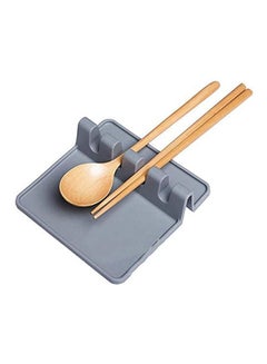 AMERTEER Silicone Utensil Ladle Spoon Holder Grey  - Image 2