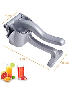 AMERTEER Stainless Steel Manual Hand Juicer Silver 800grams  - Image 2