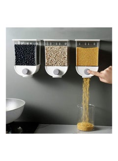 AMERTEER Wall Mounted Cereal Dispenser White 330grams  - Image 4