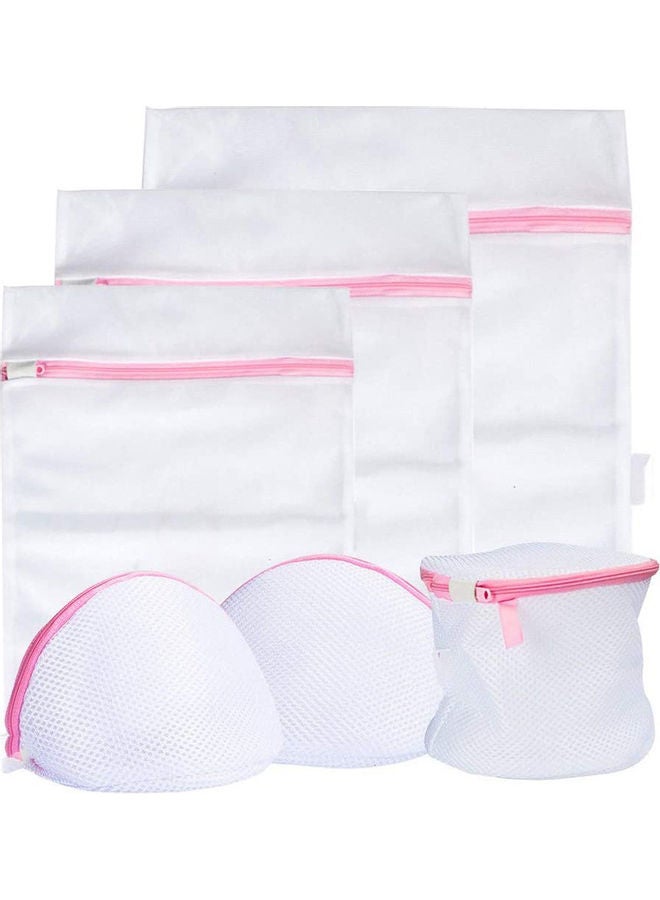 AMERTEER - Laundry Wash Bag Pink 210grams - Image 1
