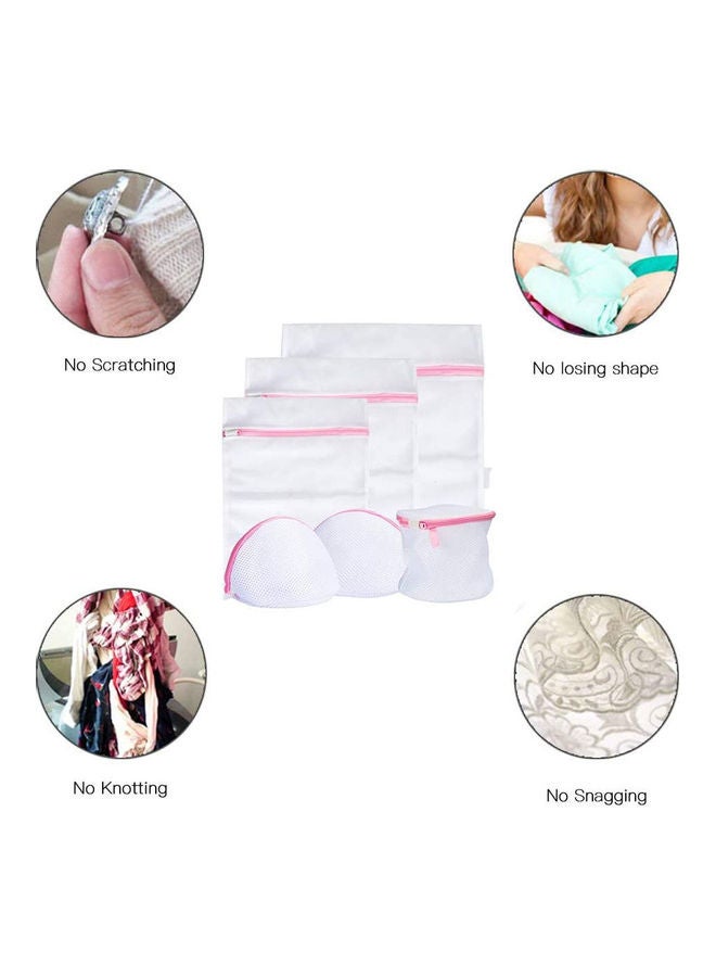 AMERTEER - Laundry Wash Bag Pink 210grams - Image 1