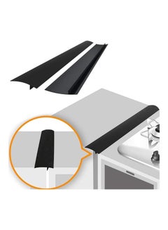 AMERTEER 2 Piece Stove Counter Gap Cover Black 156grams  - Image 4