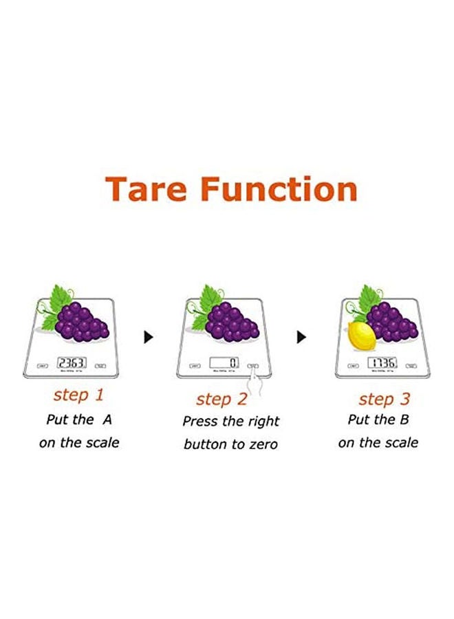 AMERTEER Food Digital Weight Scale Blue 550grams - Image 2