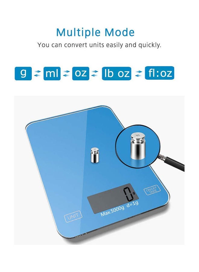 AMERTEER Food Digital Weight Scale Blue 550grams - Image 3