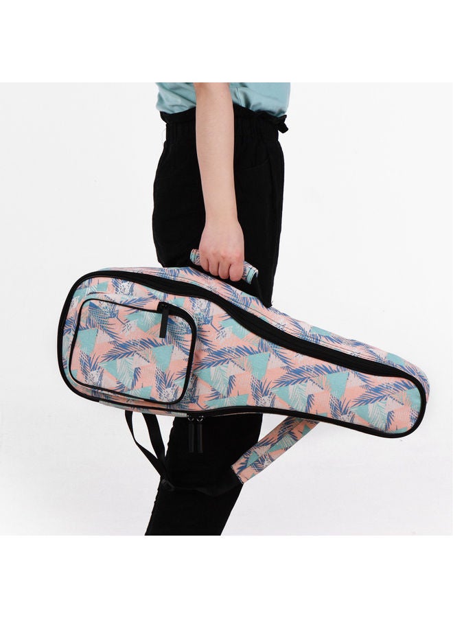 ammoon 21 Inch Ukulele Outdoor Bag With Leaf Pattern  - Image 5
