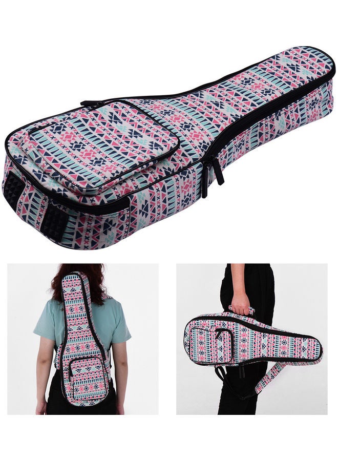 ammoon 23 Inch Ukulele Outdoor Bag With Rhombus Pattern  - Image 4