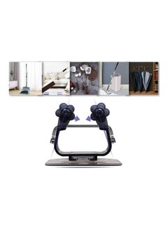 AMERTEER 4 Pack  Broom Mop Holder Black  - Image 2
