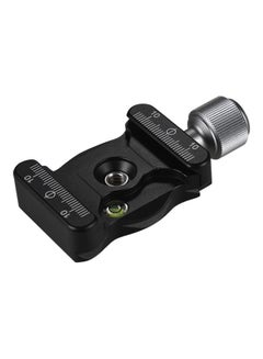 Generic Quick Release Arca Type Camera Clamp for Tripods and Ballhead with Bubble Level Black  - Image 1
