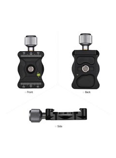 Generic Quick Release Arca Type Camera Clamp for Tripods and Ballhead with Bubble Level Black  - Image 3