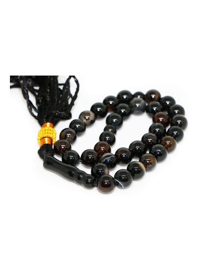 Generic - Natural Black Beads Tasbih - Image 1