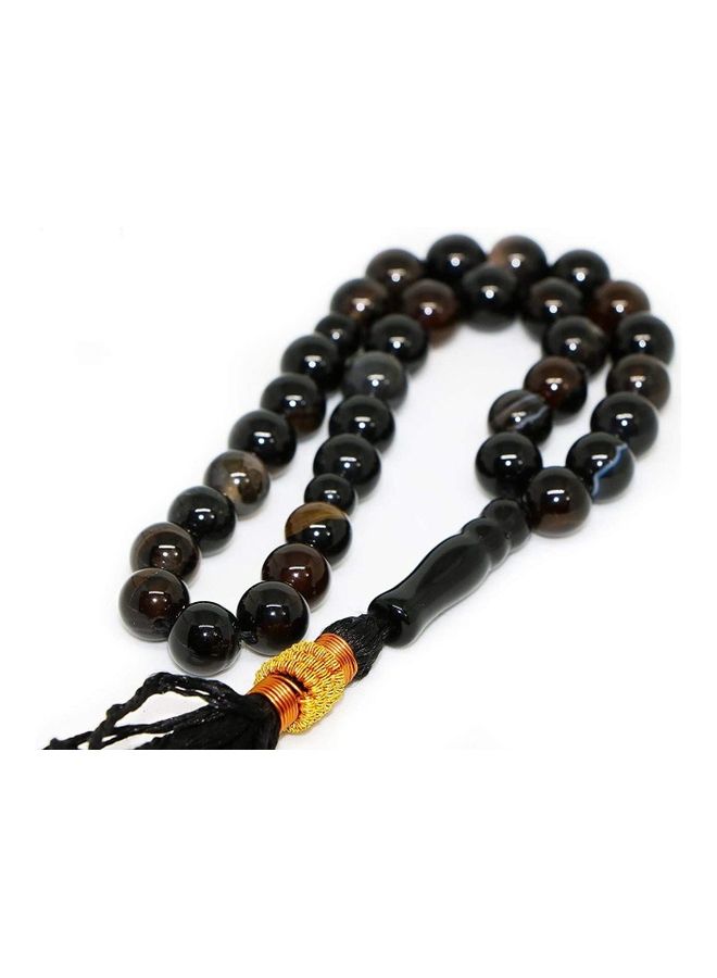 Generic - Natural Black Beads Tasbih - Image 1