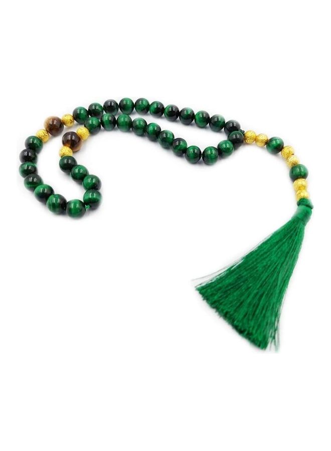 Natural Green Tiger Eye Beads Tasbih  - Image 1